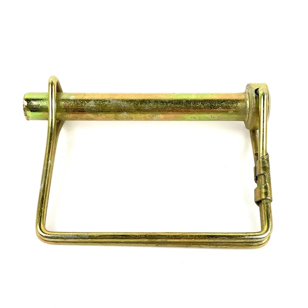 Buyers Products Snapper Pin - 3/8in Diameter x 2-5/16in Usable Length, Yellow Zinc Plated 66060 - main